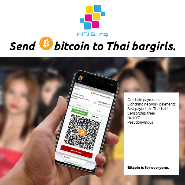 INTJ Thai Bargirl Bitcoin Service